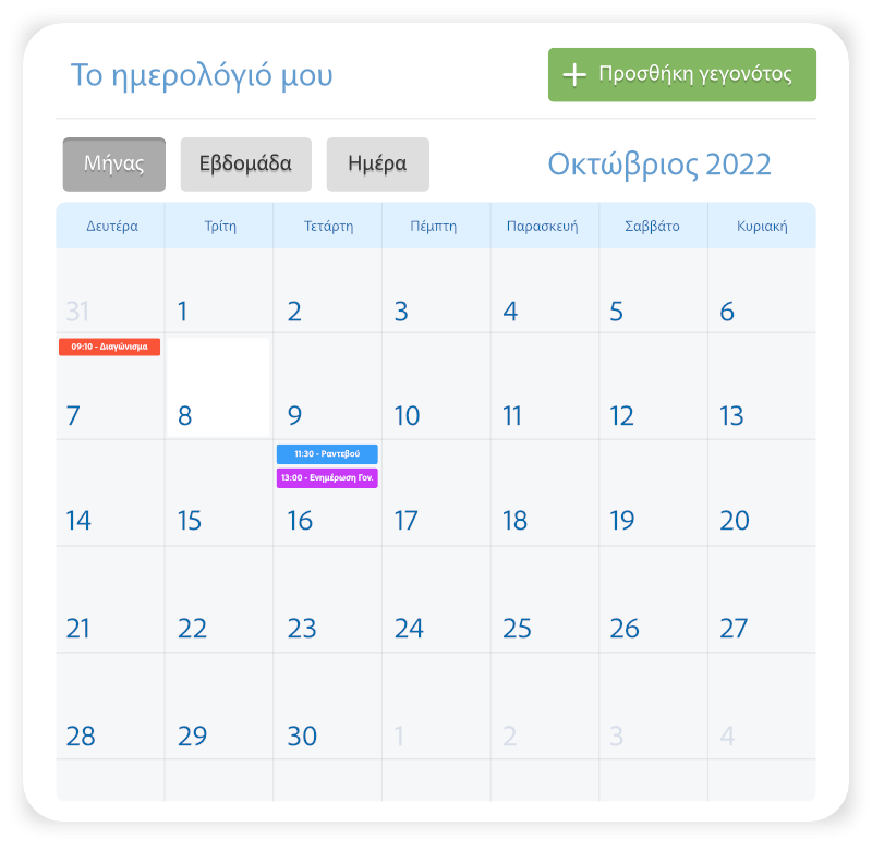 Προγραμματισμός των εργασιών